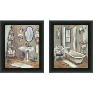 Bathroom 3 Framed & Canvassed Wall Art (Set of 2)