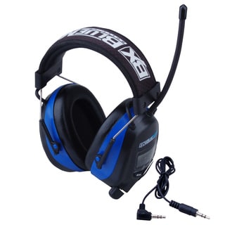 Blue Max Digital Protective Headphones Earmuffs with AM/FM Stereo Display
