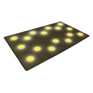 iBasics Microfiber 16-LED Step-activated Lighted Floor Mat