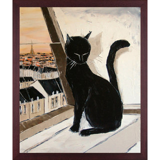 Atelier De Jiel 'Black Cat is a Paris Master' Fine Art Print on Canvas