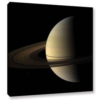 Astronomy NASA's Natural Color View Of Saturn, Gallery Wrapped Canvas
