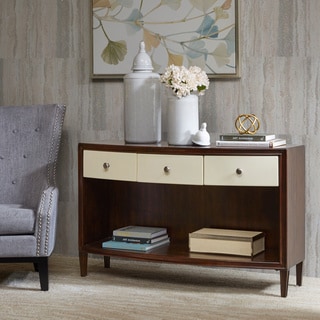 Madison Park Signature Dunkin Morocco Brown/ Ivory Console Table