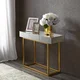 Madison Park Glam Willa Mirror/ Gold Console Table - Thumbnail 0