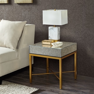 Madison Park Glam Willa Mirror/ Gold End Table