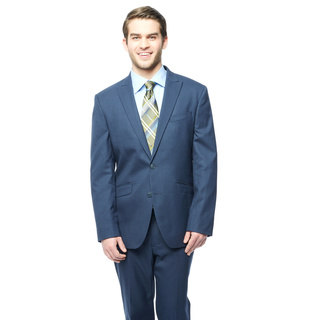 Kenneth Cole Reaction New Navy Grid Suit