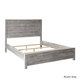 Grain Wood Furniture Montauk King Solid Wood Panel Bed - Thumbnail 5