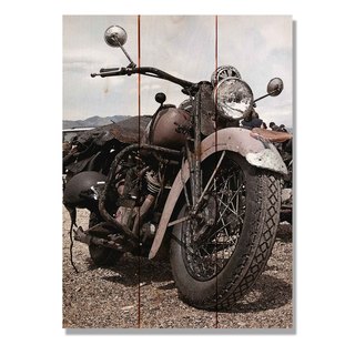 Classic Ride 11x15 Indoor/Outdoor Full Color Cedar Wall Art