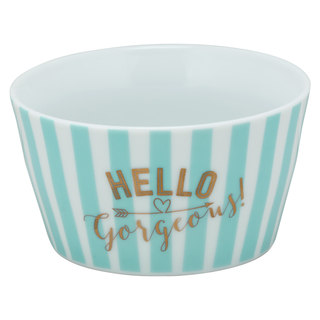 10 Strawberry Street Tiffany Blue Porcelain 'Hello Gorgeous!' The Goodies Bowl (Set of 4)
