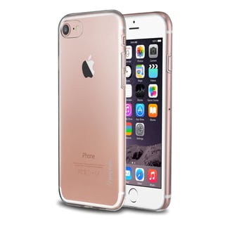 Insten Clear TPU Rubber Candy Skin Case for Apple iPhone 7/ 8