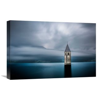 Global Gallery Leon 'Church Of Graun' Stretched Canvas Artwork