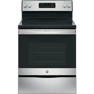 GE Stainless Steel 30-inch Free-Standing Electric Range