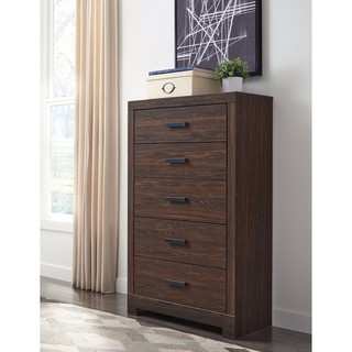 Signature Design by Ashley Arkaline Brown Five Drawer Chest