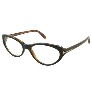 Tom Ford Rx - TF52814-703-8458-FR Black Havana 53 mm Cateye Eyeglass Frames