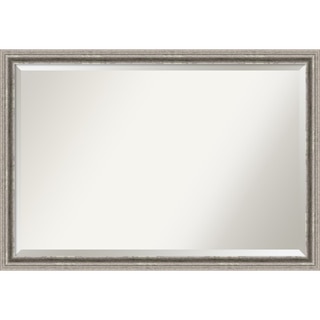 Wall Mirror Extra Large, Bel Volto Silver 39 x 27-inch