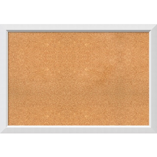 Framed Cork Board, Blanco White