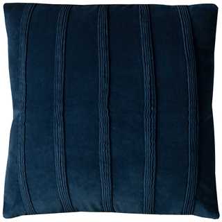 Rizzy Home Pintuck Strippes Cotton 22-inch x 22-inch Solid Decorative Filled Throw Pillow