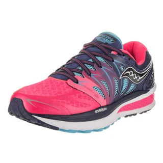 Saucony Women's Hurricane ISO 2 Blue Synthetic-leather Running Shoes