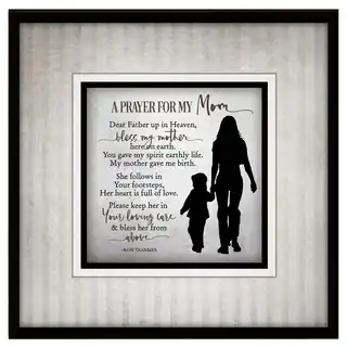 Simple Expressions 'Prayer For My Mom' Wood Plaque with Easel