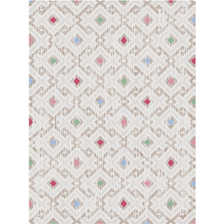 Melody Collection Multicolor Polypropylene Square Turkish Area Rug (7'10 x 10'6)