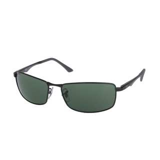 Ray-Ban RB3498 002/71 Black Frame Green Classic 64mm Lens Sunglasses