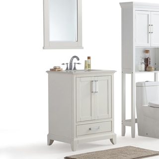 WYNDENHALL Atwood Bath Vanity in White with White Quartz Marble Top in Various Sizes