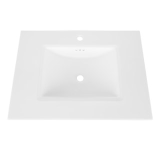 Ronbow Monterey 31 inch Bathroom Sink Top in White with Overflow