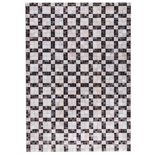 M.A.Trading Hand Made Bricka White/Grey (8'x10') (India)