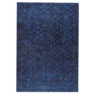 M.A.Trading Hand Made Adhara Blue (8'x10') (India)