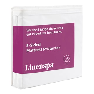 LINENSPA Five Sided Waterproof Mattress Protector