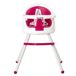Dream On Me Pink Plastic 3-in-1 Pod Highchair