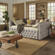 Knightsbridge Queen Size Tufted Nailhead Chesterfield Daybed and Trundle by SIGNAL HILLS