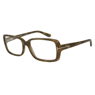 Tom Ford Rx TF5187 Women's Brown Frame Oversized Rectangle 55 mm Eyeglass Frames