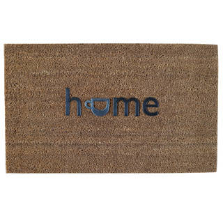 Home Fashion Designs Hadley Collection Coir Brushed Home Design Welcome Mat
