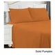 preview thumbnail 7 of 15, Superior All Season Brushed Flannel Trellis Pillowcase Set (Set of 2) King Solid - Pumpkin