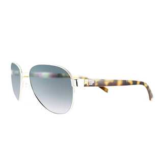 EYEFolds Pilot Foldable Silver Metal Fashion Sunglasses Black Lens