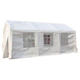 MCombo New White 10x20 ft Heavy Duty Carport Party Tent Canopy Car Shelter Tent