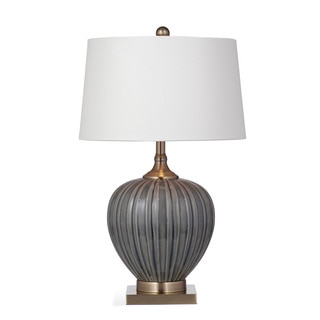 Williston 27-inch Blue and Grey Ceramic Table Lamp