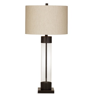 Haines 34-inch Brown Glass Table Lamp