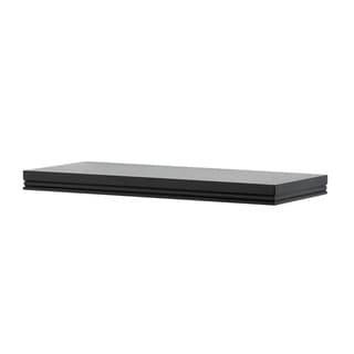 Lewis Hyman InPlace Warwick Collection Black Floating Wall Shelf 18 inches wide