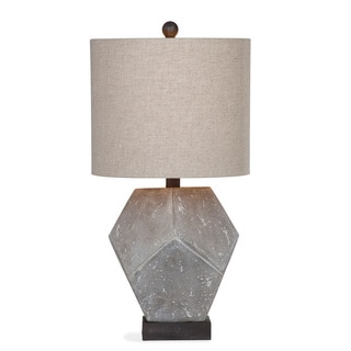Wallace 28-inch Grey Resin Table Lamp