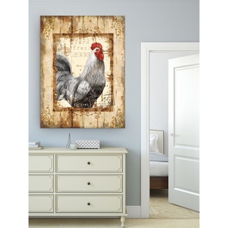 Wexford Home Farm Fresh Rooster Gallery-wrapped Canvas Wall Art