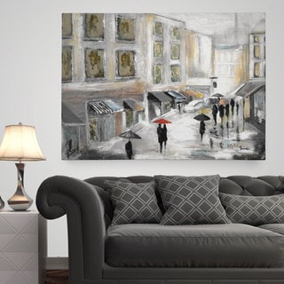 Wexford Home 'Sunday Market' Premium Gallery Wrapped Canvas Available in 3 Sizes