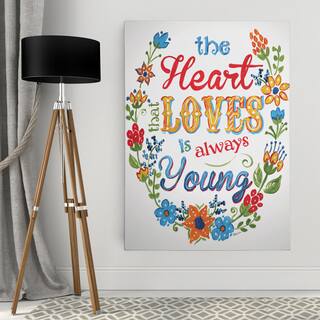 Wexford Home Young Heart Gallery-wrapped Canvas Wall Art