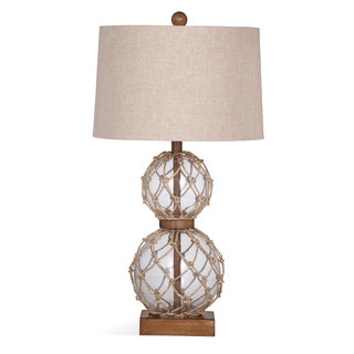 Seaside 28-inch Clear Glass Table Lamp