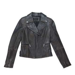 BCBGMaxazria Women's Violet Leather Jacket