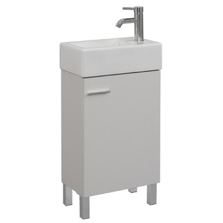 Urbana White 18-inch Single Bathroom Vanity Set