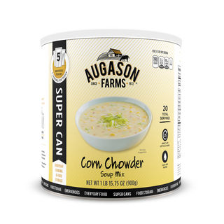 Augason Farms Corn Chowder Soup Mix 31.75-ounce #10 Super Can