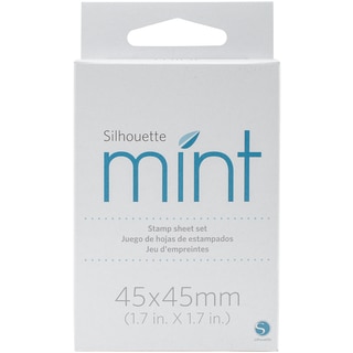 Silhouette Mint Stamp Sheets 1.75"X1.75" 2/Pkg-