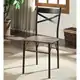 Furniture of America Zath Industrial Metal Compact 3-piece Dining Set - Thumbnail 3