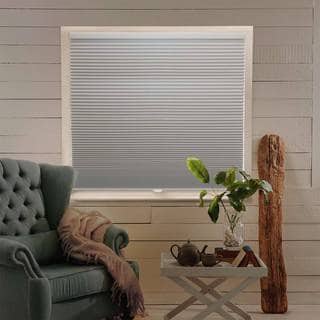 Chicology White Complete Blackout Cordless Honeycomb Cellular Shade